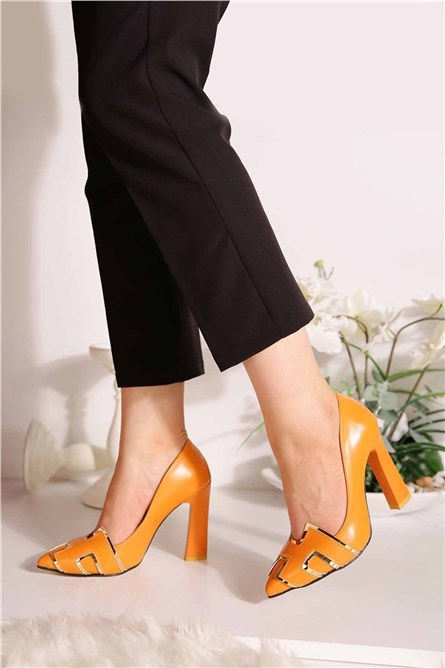 Modatrend Women's Pumps - Orange #296261