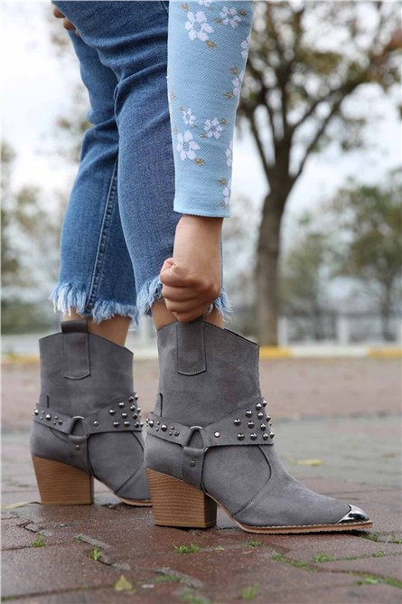 Women's Boots - Grey #298966