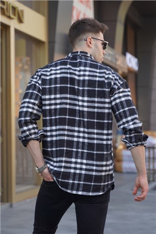 Men's Regular Fit Shirt 5553 - Black #358032