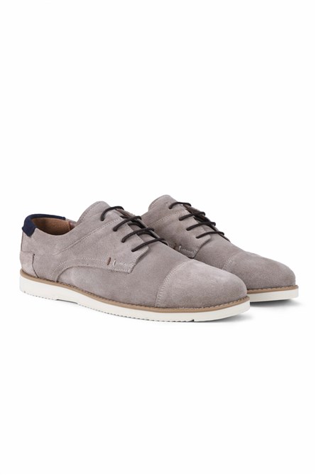 GERARDINO Men's Suede Shoes Sand 3010