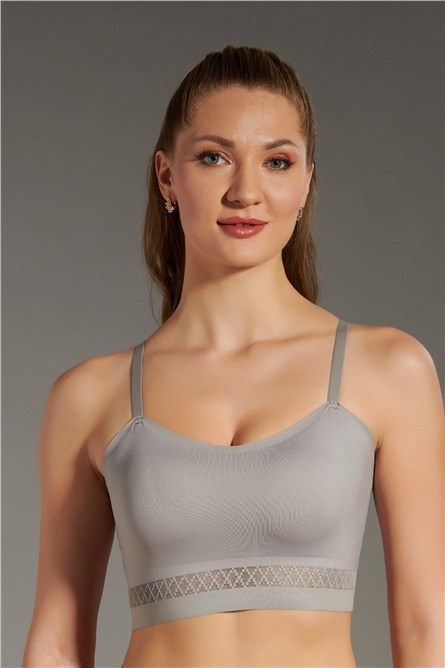 C&City Non-Wireless Seamless Laser Bra with Removable Pads C26135  #451073