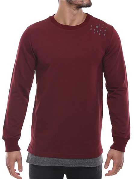 Men's Sweatshirt - Claret Red #285045