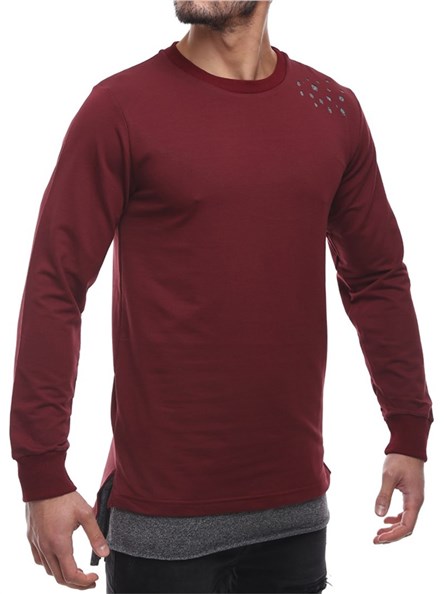 Men's Sweatshirt - Claret Red #285045