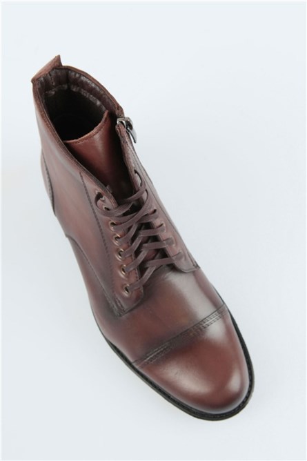 Men's Real Leather Boots - Brown #268219