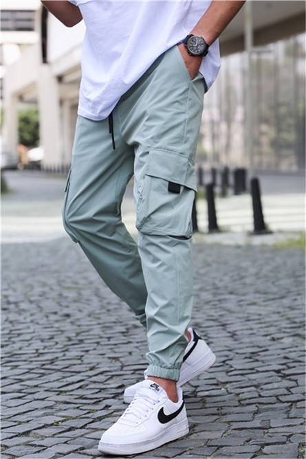 Men's sports trousers 5461 - Light green #331329