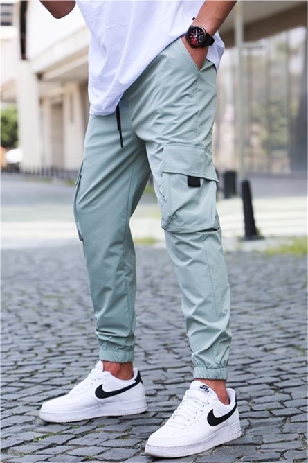 Men's sports trousers 5461 - Light green #331329