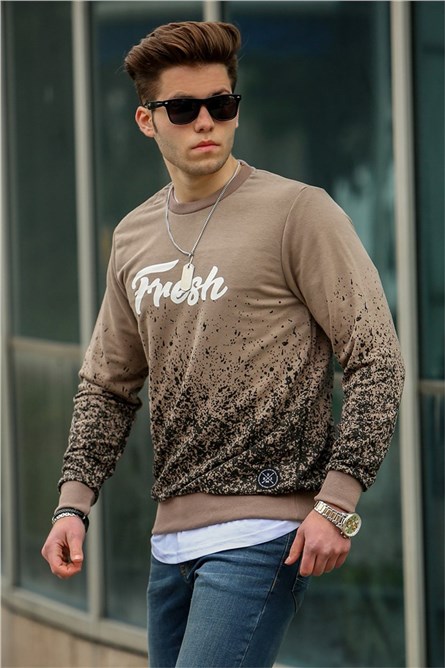 Men's Sweatshirt - Camel #286034