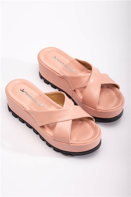 Women's Full Sole Slippers - Powder Color #370724