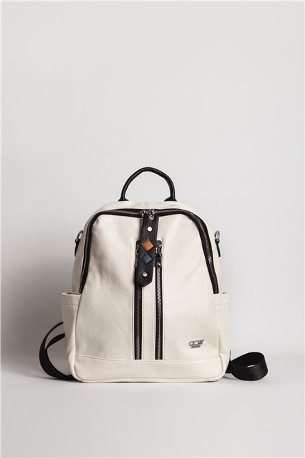 Women's backpack ÇÇS-16828 - White #333904