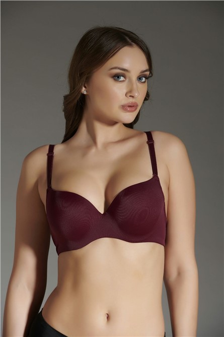 Women's Bra C16010 - Burgundy #367766