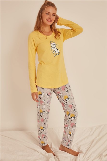 C&City Women's Pyjama - Yellow #314639