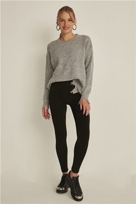 Дамски термален клин - Черен  #314550