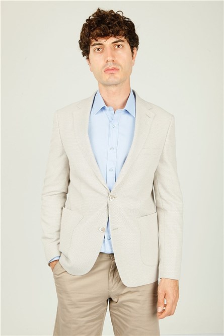 Centone Men's Blazer Jacket - Cream #307262