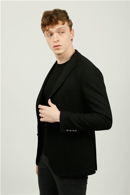 Men's Comfort Fit Jacket - Black #323687
