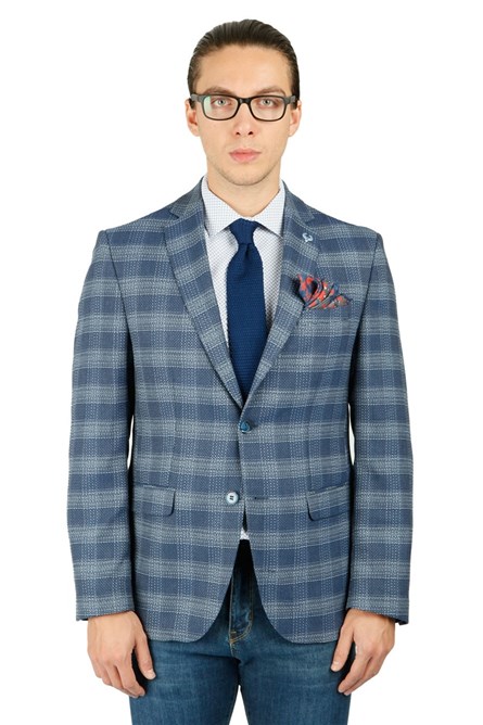 Centone Men's Blazer Jacket - Blue #271678