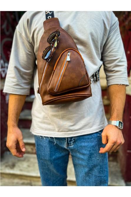Men's Shoulder Bag CH103 - Taba #367333