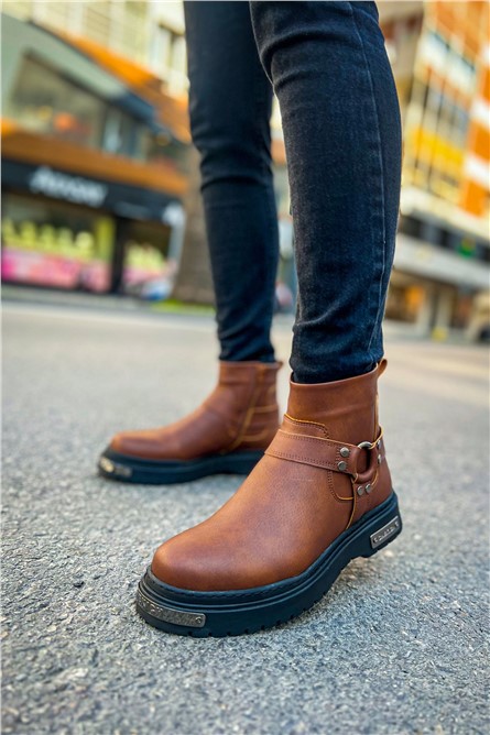 CH227 CST Zip Up Boots For Men - Color Taba #371723