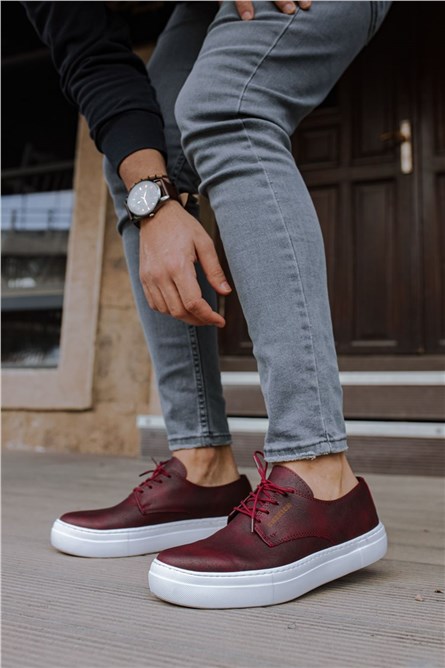 Chekich Unisex Shoes CH005 - Burgundy #359451