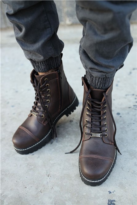Chekich Men's Boots CH009 - Brown #359469