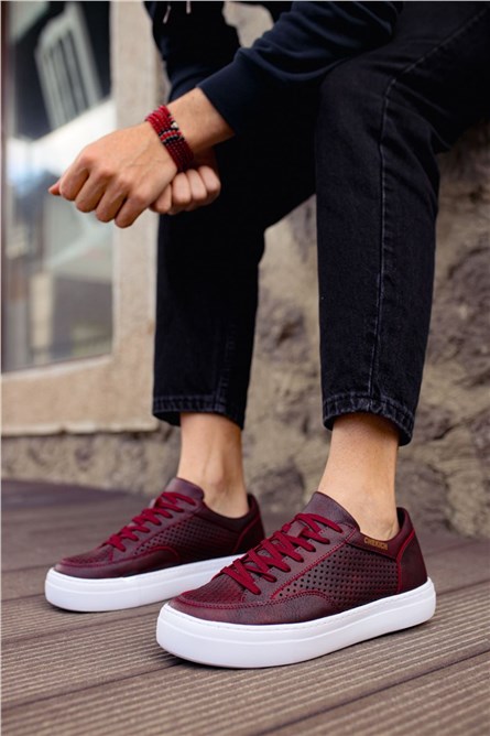 Chekich Unisex Shoes CH015 - Burgundy #359355