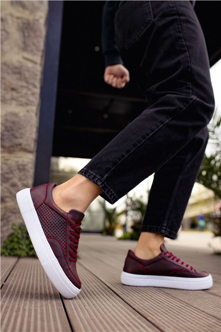 Chekich Unisex Shoes CH015 - Burgundy #359355