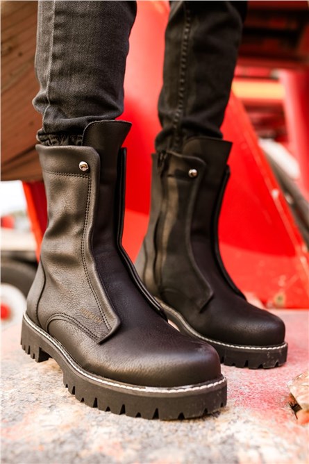 Chekich Men's Boots CH027 - Black #359510