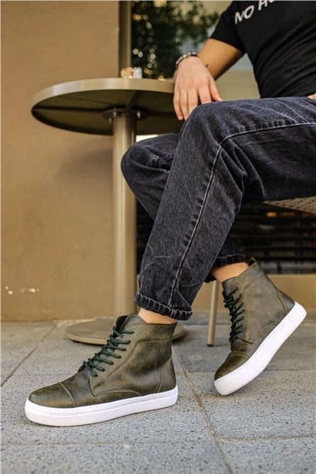 Chekich Men's Boots CH029 - Khaki #359515
