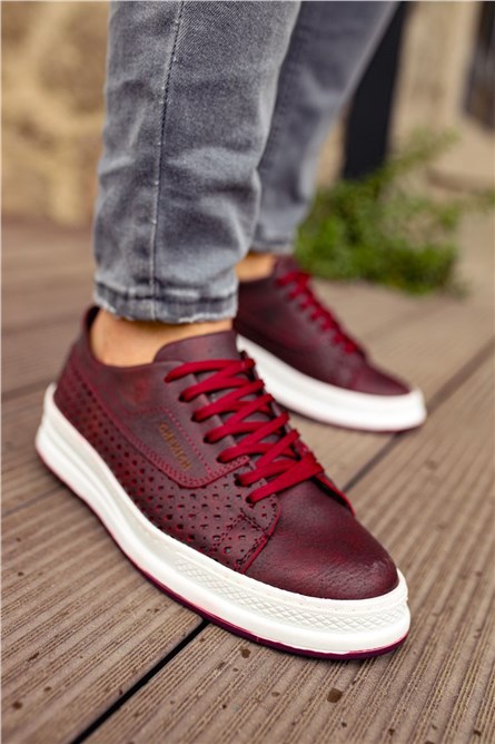 Chekich Unisex Shoes CH043 - Burgundy #359539
