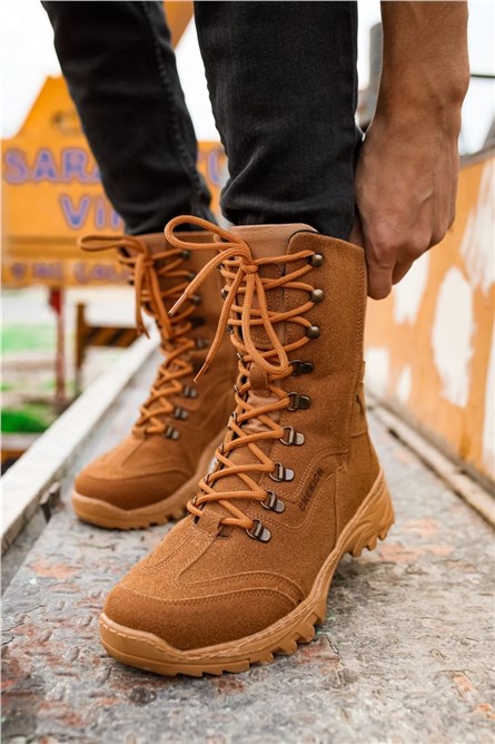 Chekich Men's Suede Boots CH051 - Taba #359550