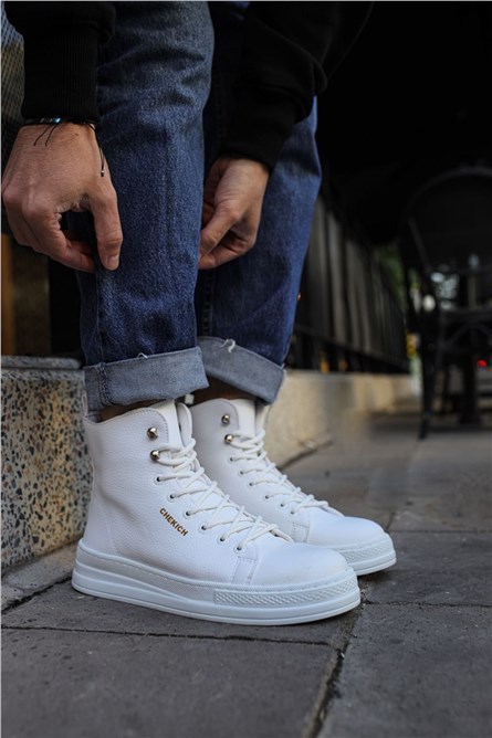 Chekich Men's Boots CH055 - White #359381