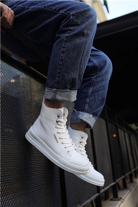 Chekich Men's Boots CH055 - White #359381