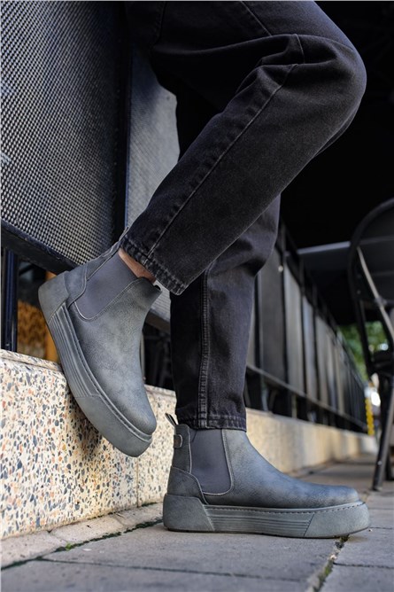 Chekich Men's Boots CH069 - Anthracite #359574