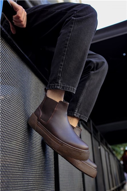 Chekich Men's Boots CH069 - Brown #359576