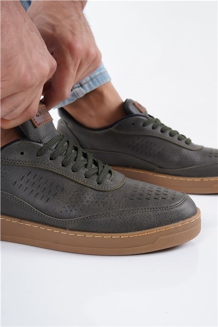 Chekich Men's Shoes CH157 - Khaki #359702
