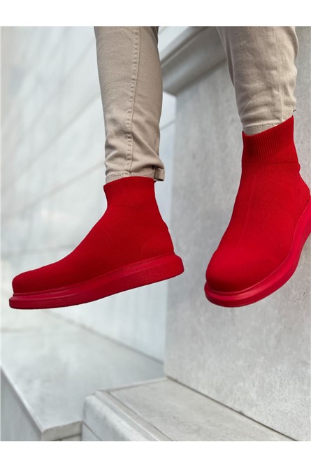 Chekich Men's Textile Shoes CH207 - Red #365588