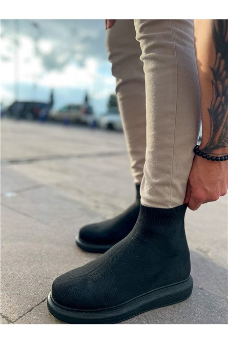 Chekich Unisex Textile Shoes CH207 - Black #365587