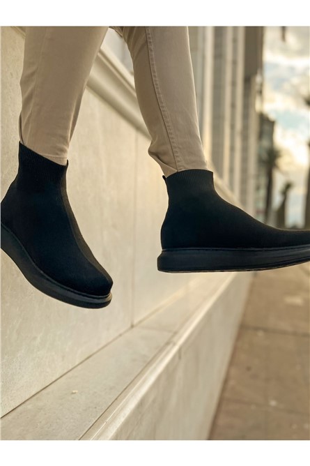 Chekich Unisex Textile Shoes CH207 - Black #365587