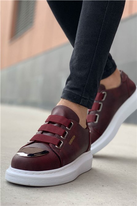 Chekich Unisex Shoes CH251 - Burgundy #359397