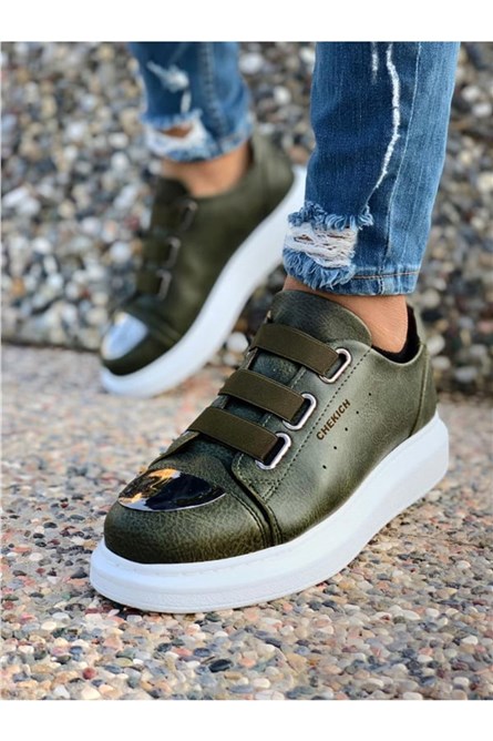 Chekich Unisex Shoes CH251 - Khaki #359398