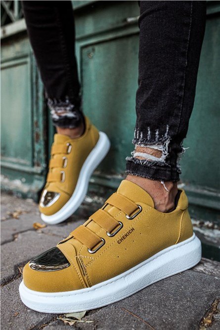 Chekich Unisex Suede Shoes CH251 - Camel #359780