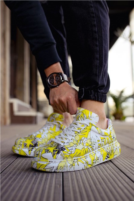 Chekich Unisex Shoes CH255 - Yellow-White #359414