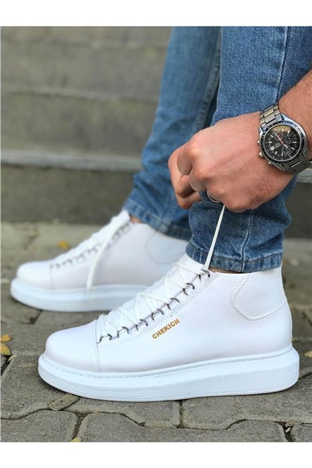 Chekich Unisex Boots CH258 - White #359845
