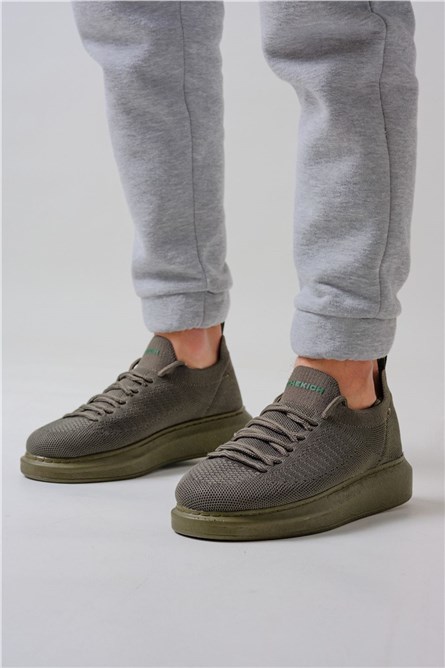 Chekich CH307 Textilné pánske topánky – Khaki #359904