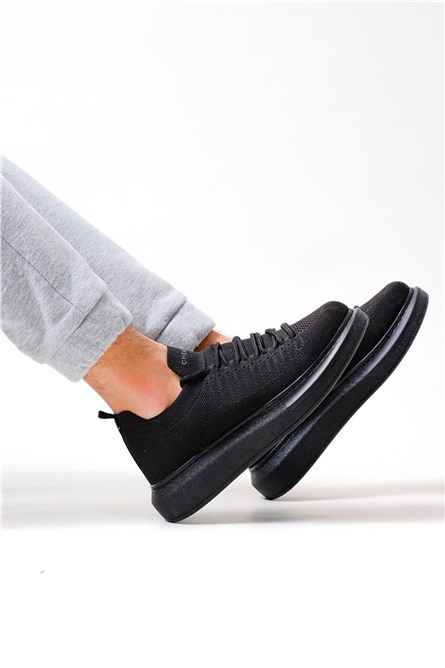 Chekich Unisex Textile Shoes CH307 - Black #359906