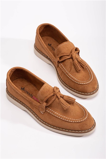 Women's Suede Loafers - Taba #370713