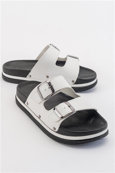 Women's Casual Slippers - White #381878