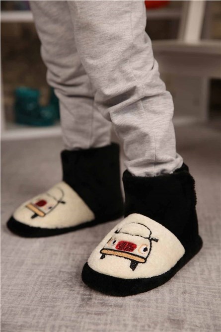 Детски пантофи - Черни 298276