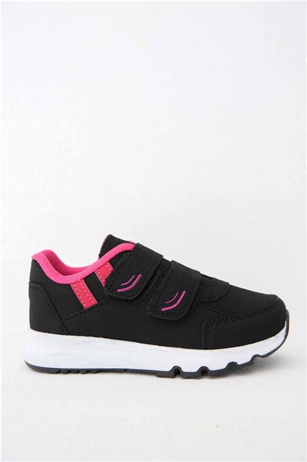 Modatrend Children's Trainers - Black, Pink #320774