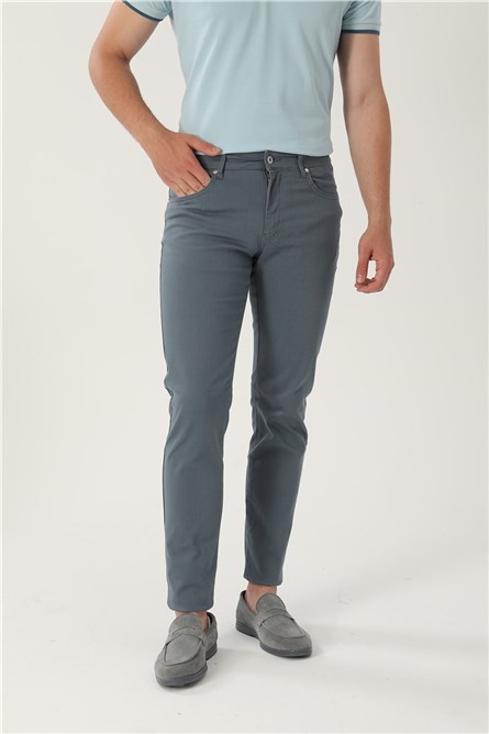 Мъжки Comfort Fit панталон - Тъмносив #357735