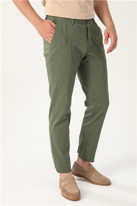 Men's Comfort Fit Pants - Green #357742